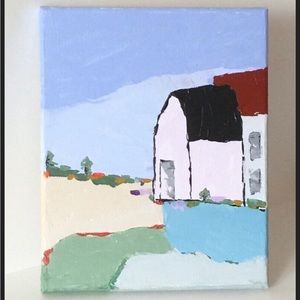 Original acrylic painting on stretched canvas.